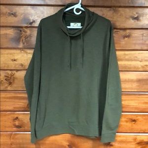 F21 Men Cowl Neck Hoodie
